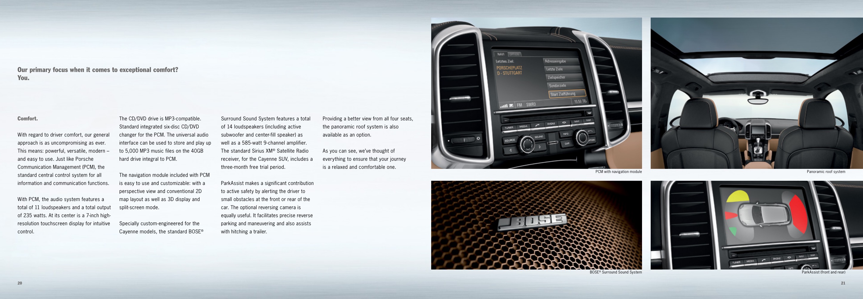 2014 Porsche Cayenne Platinum Brochure Page 6